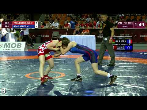 Qual. WW - 46 kg: V. YAKUBOUSKAYA (BLR) v. M. ROUSSELET (FRA)