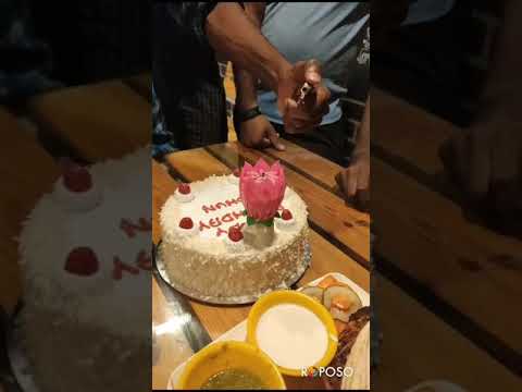 Midhun thadathil cake cutting