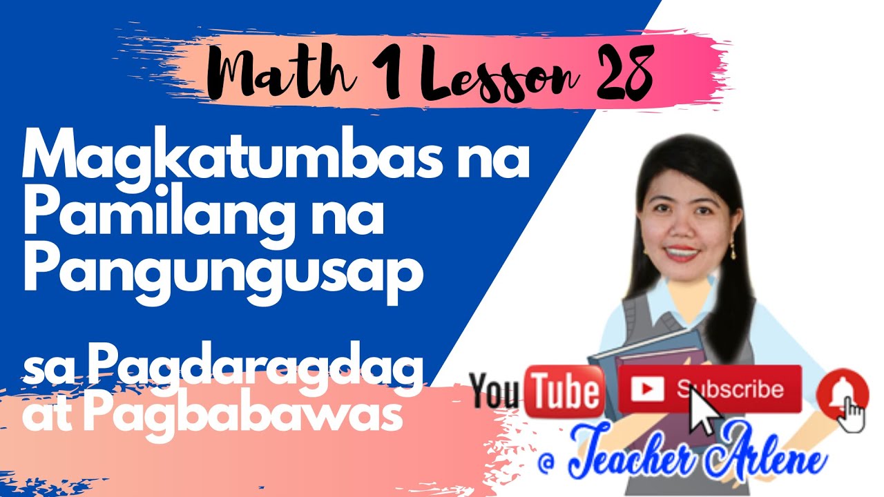28 MATH Q2 Magkatumbas na Pamilang na Pangungusap sa Pagdaragdag at Pagbabawas
