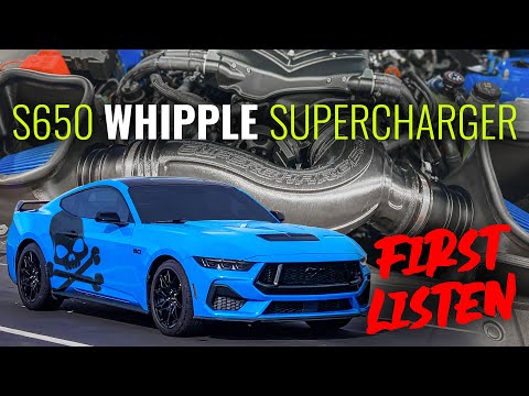 2024 Mustang GT S650 with a Whipple Supercharger Kit doing a quick launch!