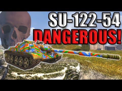 HOW TO PLAY WITH THE SU-122-54 | HIGHEST DAMAGE PER MINUTE IN THE GAME!! | World of Tanks Blitz