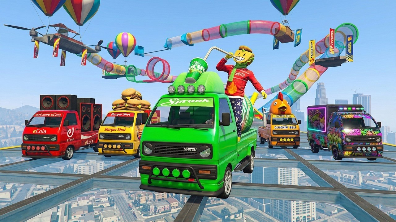 MI PRIMERA CARRERA CON EL COCHE MAS GRACIOSO DE GTA 5 ONLINE