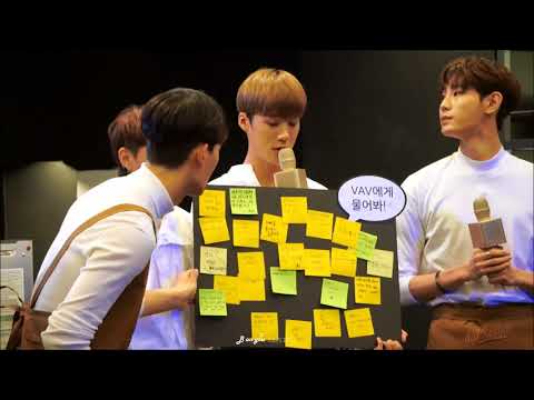 2017.11.11 VAV (브이에이브이)  _ ‘She’s mine’ _ 달콤커피 팬미팅 _ 토크, 게임 부분 영상