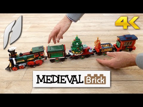 New Arrival from Medievalbrick - MOC-49581 Christmas Train (Unboxing and Review)
