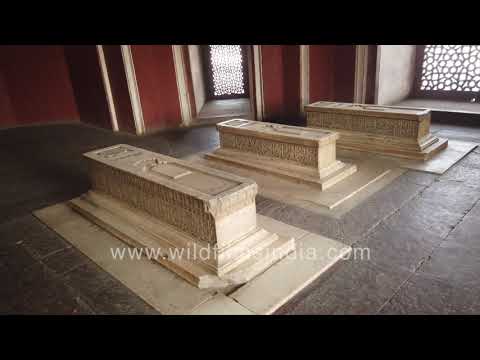 Humayun Tomb interiors: Marble cenotaphs, window lattices, ceiling designs of Mughals