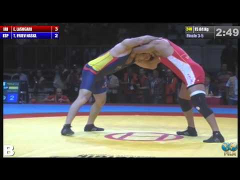 Ehsan Lashgari (IRI) vs Taimuraz Friev (ESP) 84kg 3/5 Final - 2013 World Wrestling Championships