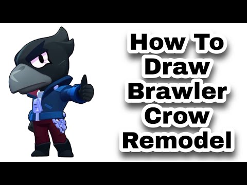 How To Draw Brawler Crow Remodel - Brawl Stars Step by Step