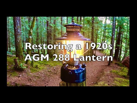 Restoring a 1920s AGM 288 Lantern