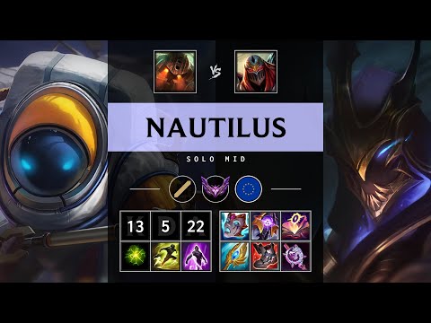 Nautilus Mid vs Zed - EUW Master Patch 25.14