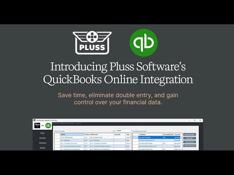 Pluss Software and QuickBooks Integration