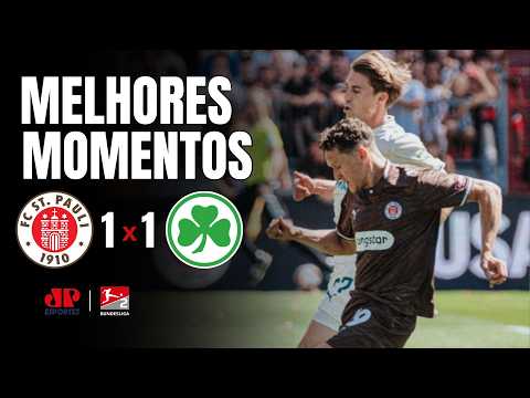 GOLEIROS SÃO PROTAGONISTAS NO EMPATE ENTRE ST. PAULI E GREUTHER FÜRTH | MELHORES MOMENTOS