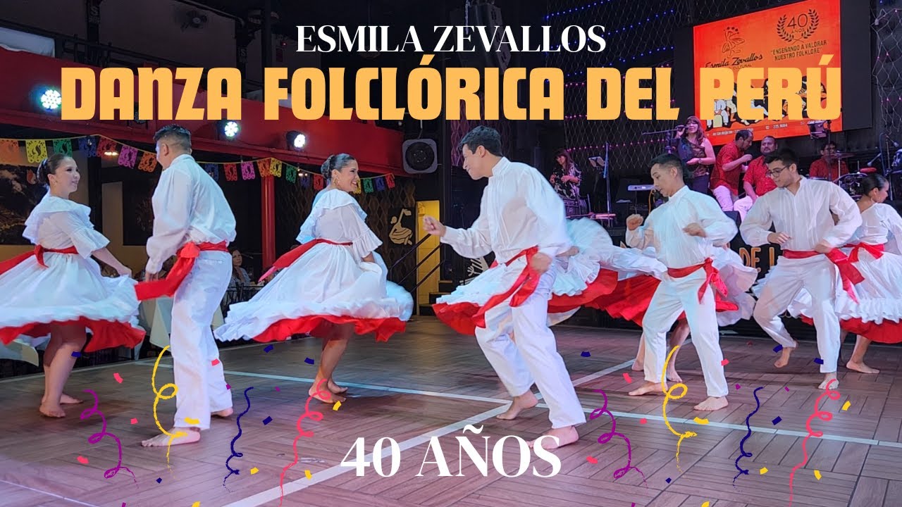 40 años de folclore peruano – Noche de danza aniversario de la Academia Esmila Zevallos 🇵🇪