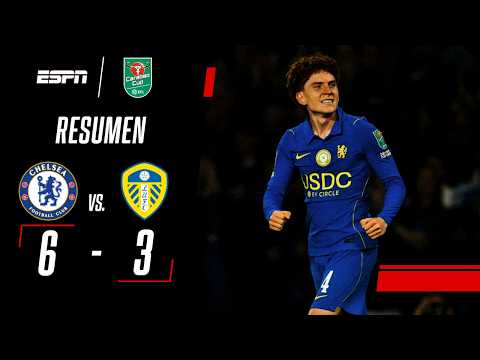 EL COLO BARCO APORTÓ EN LA INCREÍBLE GOLEADA DEL CHELSEA | Chelsea 6-3 Leeds | RESUMEN
