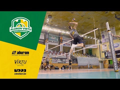 Rozruch Aluron Virtu przed meczem z Cerrad Czarnymi Radom