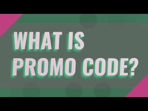 What is promo code?