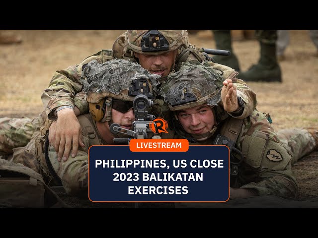 LIVESTREAM: Philippines, US close 2023 Balikatan exercises