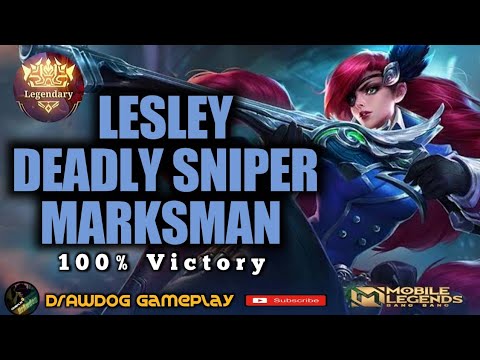Lesley the Deadly Sniper | Marksman Hero | Mobile Legends Bang Bang Gameplay | Legendary