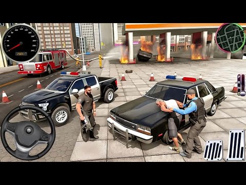 Police Car Chase Simulator 3D Game - Real Cop Cars Driving Simulator 2025 - Android GamePlay
