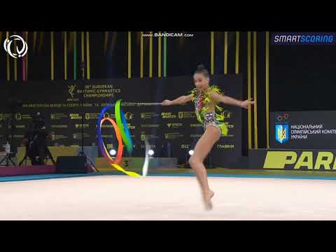 Daria ATAMANOV (ISR) Ribbon AA - European Championships Kyiv 2020