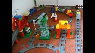 Thomas de Trein met James en Spencer van Duplo Lego
