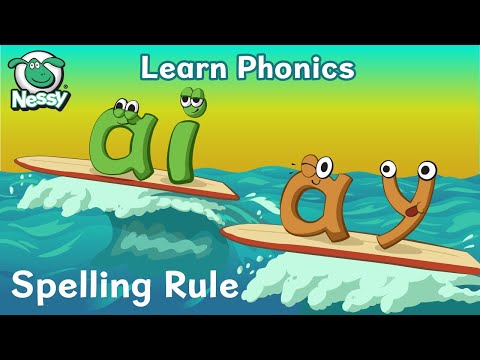 Nessy Spelling Strategy | When To Use ai ay | Vowel Digraphs | Learn to Spell