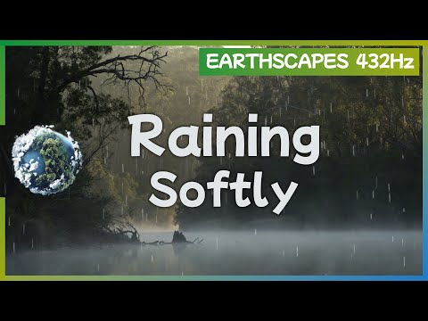 432hz Healing Frequencies | Earthscape Rain Sounds For Meditation