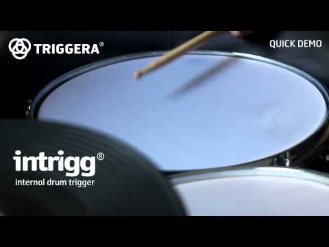Internal drum trigger - Intrigg (quick demo) - Triggera