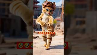 So Funny Dance😹🤣Dance with Makeup #cat #dancingcat #shorts#shortfeed #catvideos #cute