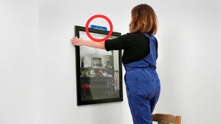 How to Hang a Picture WITHOUT Nails