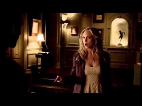 Vampire Diaries 4x19 - Beginning scenes Elena&Damon, Klaus&Caroline