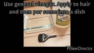 How to naturally remove hair color with vinegar