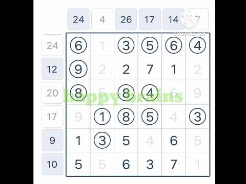 Number Sums puzzle game. How to play level 1 to 10 solution/gameplay - YouTube