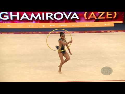 AGHAMIROVA Zohra (AZE) - 2019 Rhythmic Worlds, Baku (AZE) - Qualifications Hoop