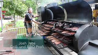 BBQ vom XXL Smoker mit Grill-und BBQ Profi Josh Jabs neu im Biergarten des Gutshof Menterschwaige