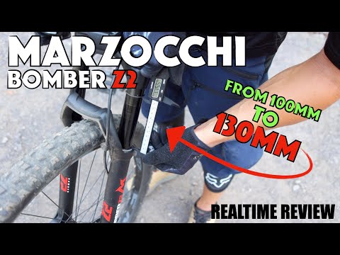Marzocchi Bomber Z2 130MM Realtime Review!!!