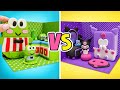 How To Build 5 Color House For Hello Kitty And Friends Clay Cardboard DIY
