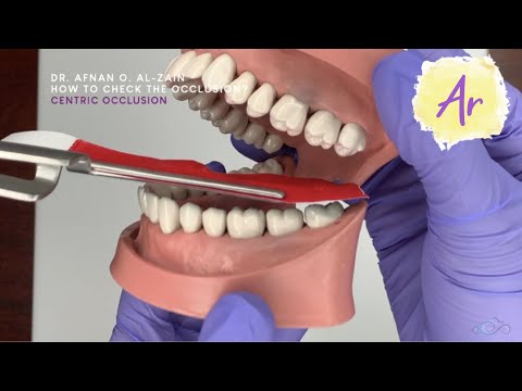 How to check the occlusion? - Arabic عربي