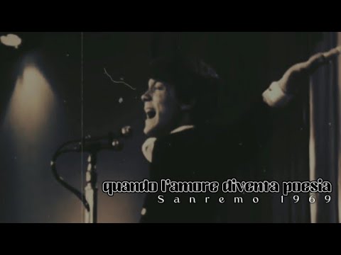 Quando L'Amore Diventa Poesia [Sanremo 1969 Live Performance] (Lyric Video)