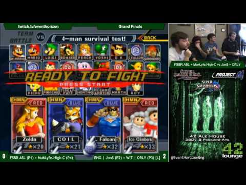 Construct 62 - WIT ORLY+EHG Jon$ vs MukLyfe High C+FSBR ASL - Melee Doubles GF