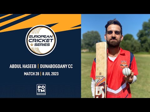 POTM: A.Haseeb - DVU vs DCC | Highlights | ECS Hungary | 8 July 2023 | ECS23.561