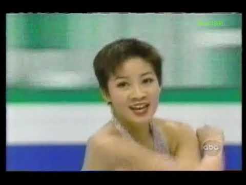 Michelle Kwan 關穎珊 (USA) - 1999 World Figure Skating Championships, Ladies' Long Program (US, ABC)