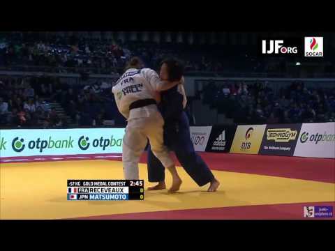 Judo 2016 Grand Prix Dusseldorf: Receveaux (FRA) - Matsumoto (JPN) [-57kg] final