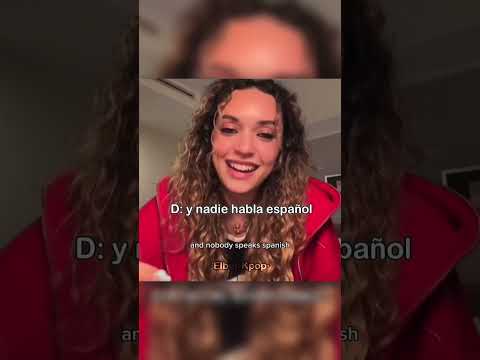 Daniela intentando no perder su español ✨ #shorts