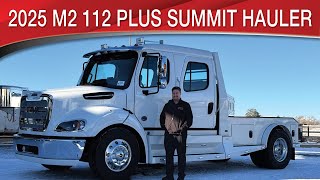 A preview image of the linked video showcasing 2026 Freightliner M2 112 SUMMIT HAULER
