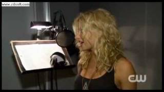 Aly Michalka In the Studio Recording &quot;Brand New Day&quot; for Hellcats