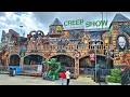 Creep Show Haunted House 2 Story Dark Ride At Houston Rodeo Carnival POV Scary Off Ride Video