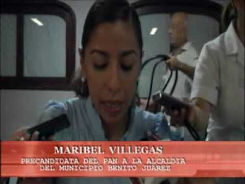 Maribel Villegas se “destapó” oficialmente este lunes como aspirante a la alcaldía del municipio Benito Juárez por el PAN