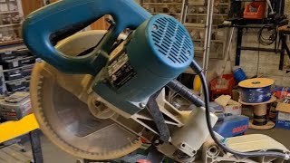 How to replace the lock pin on a Makita LS1013 Miter saw.