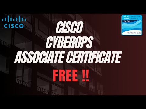 Cisco CyberOps Associate FREE Certificate | Cybersecurity Certification for Beginners (2026)