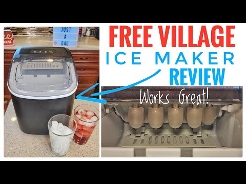 FREE Village Countertop Ice Maker Machine Review